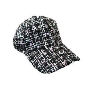 Anthropologie Tweed Baseball Hat